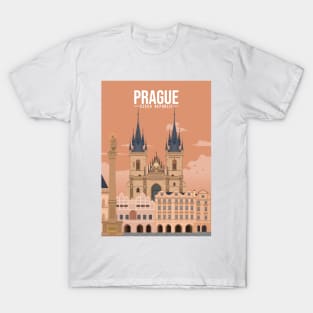 Staromestske namesti old town square czech praha prague sunset T-Shirt